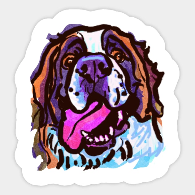 The SAINT DOG Love of My Life Sticker by lalanny